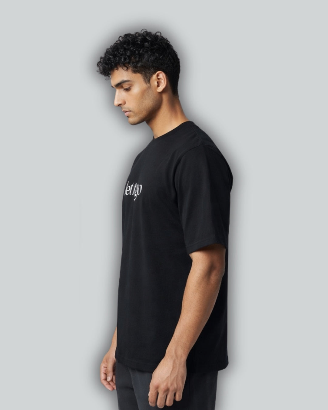LET IT GO - Premium Unisex Signature Cotton Clothing Brand - Black