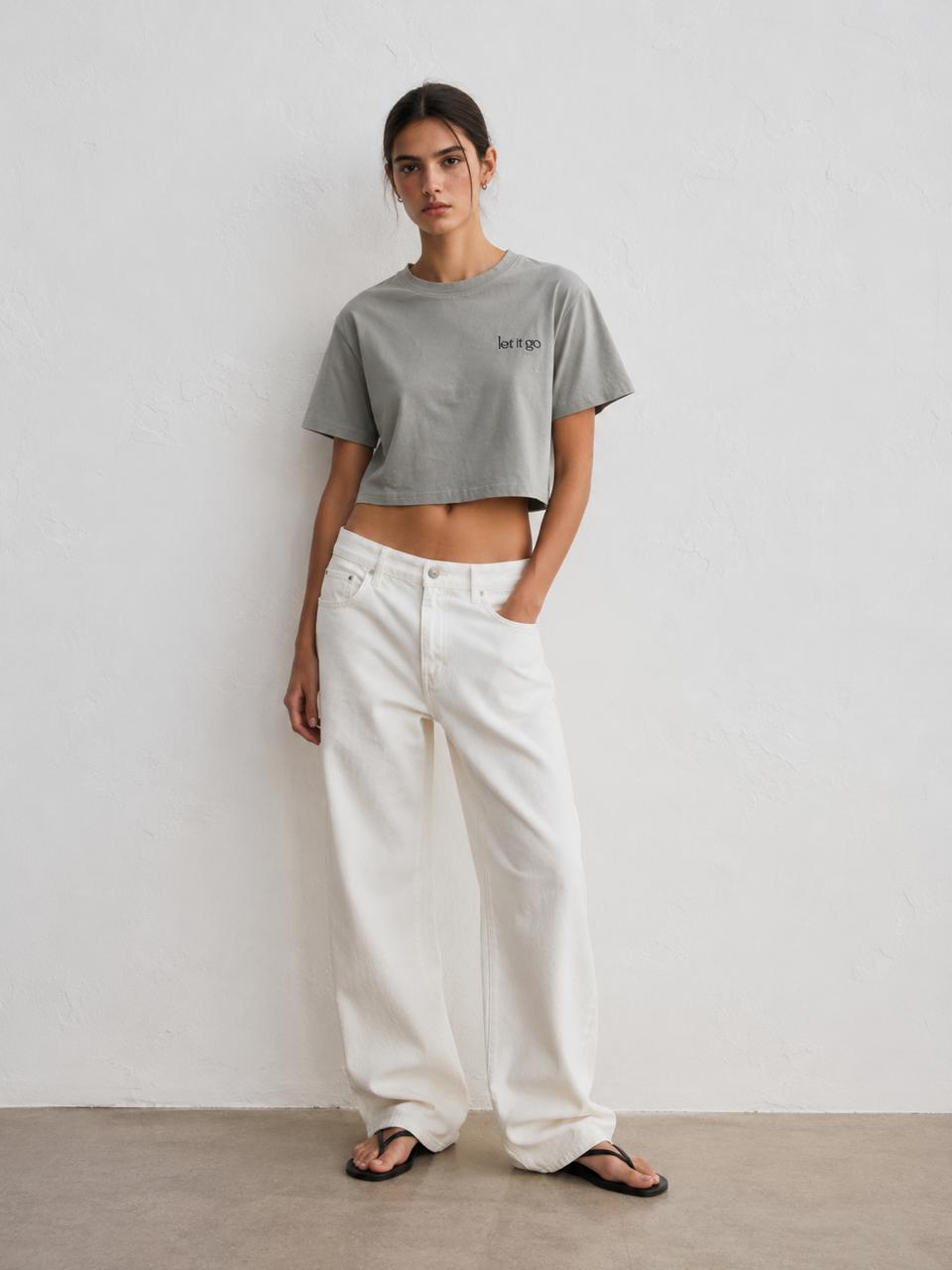 LET IT GO -Women's Essential Crop Top (New Collection Launching Soon)