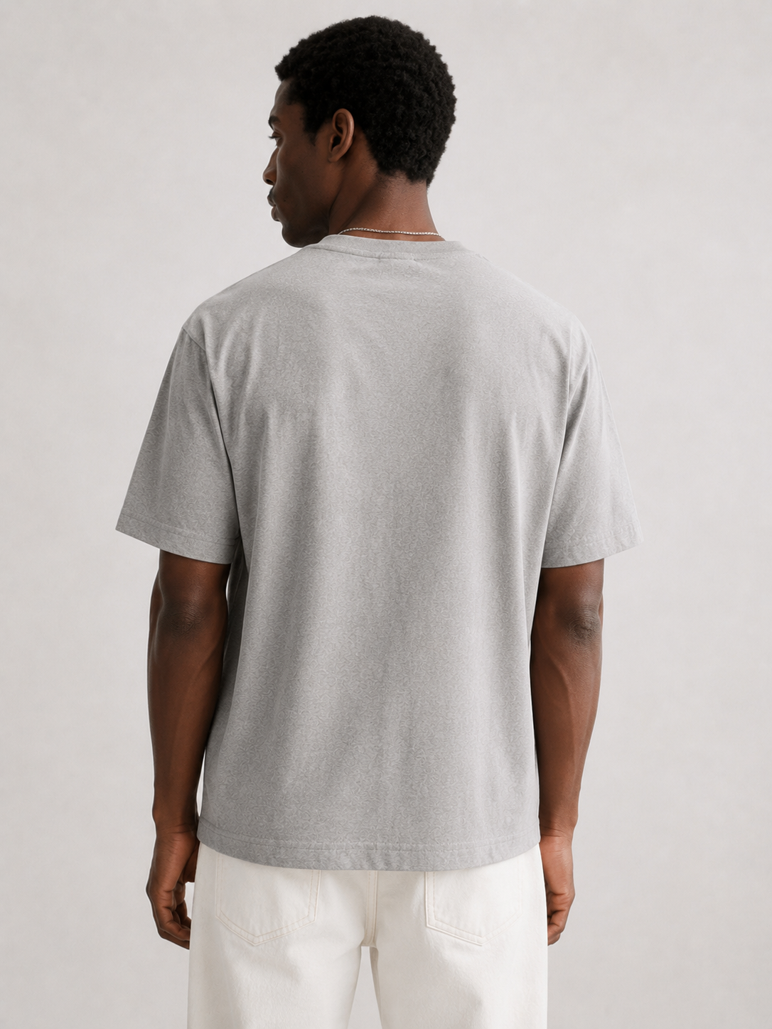 LET IT GO - Embroidered Tee- Grey - (New Collection Launching Soon)