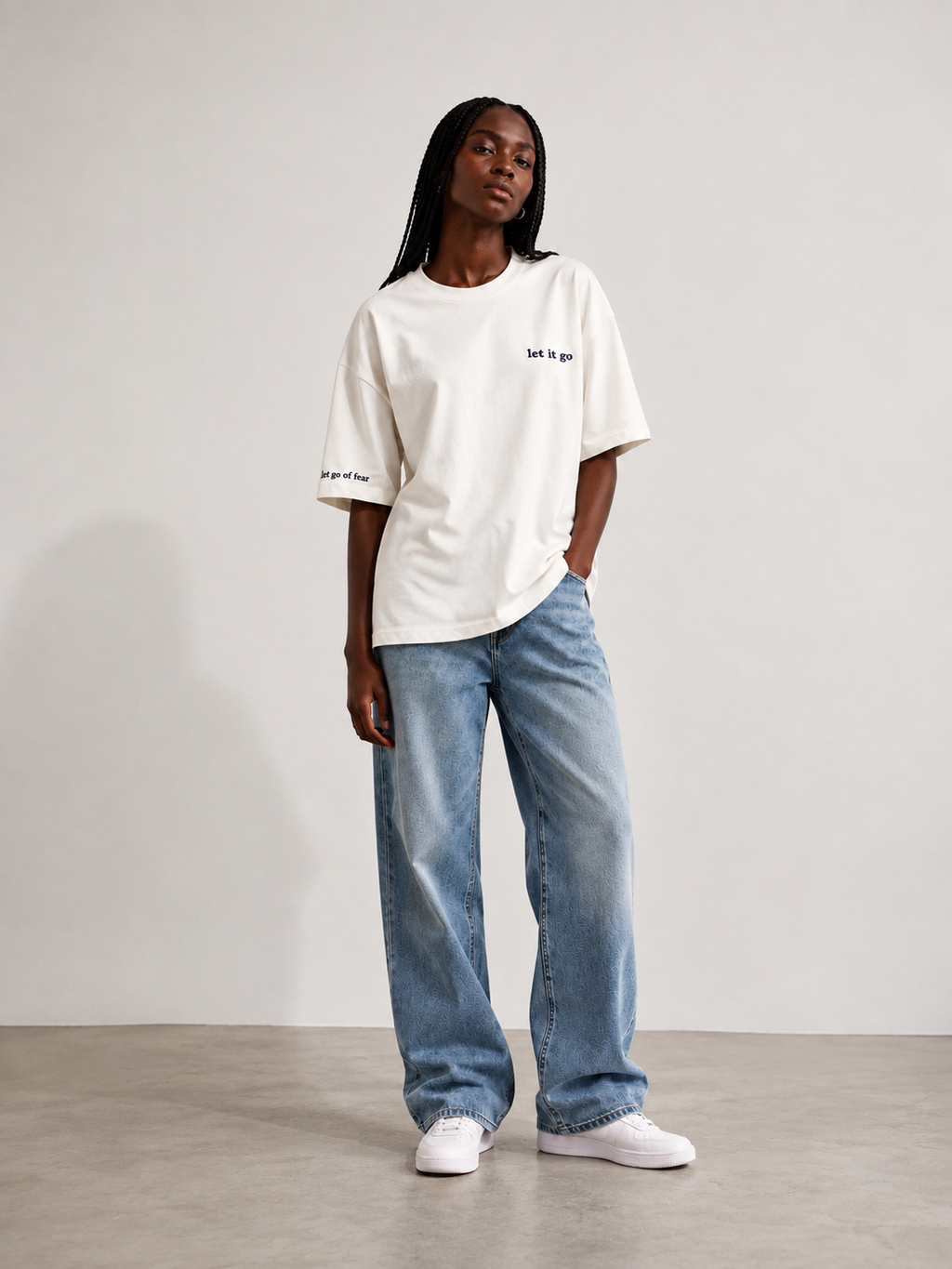 Let It Go- Premium Oversized Unisex T-Shirt (New Collection Launching Soon)